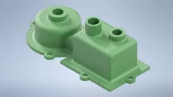 3D CAD Designing of Plastic Shell Cover from Supplied 2D Drawing