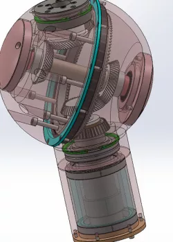 3DOF robot orientation mechanism 1