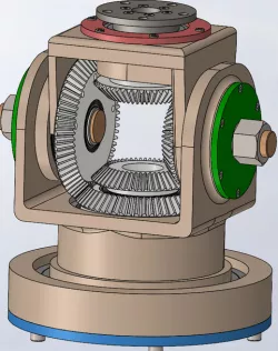 3DOF robot orientation mechanism 2