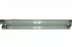 45 Degree Surface Mount Explosion Proof Emergency LED light - 4 foot 2 lamp - Backup Ballast - C1D1