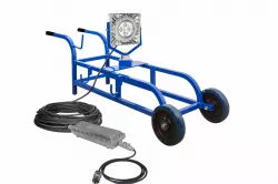 50W EXP LED Light - 21,000 Lm - Cart Mount - Quick Change Mount - C1D1 - 100' 12/3 SOOW - Inline