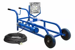 50W EXP LED Light - 6,250 Lm - Cart Mount - Quick Change Mount - C1D1 - 100' 16/3 SOOW - GEN Plug