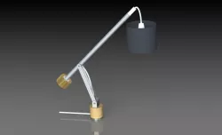 Adjustable counterweight lamp