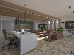 Airy Commercial Reception & Waiting Area