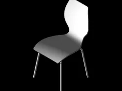 Aki Side Chair White
