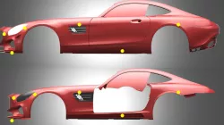 AMG GT 2015 Model Bodykit