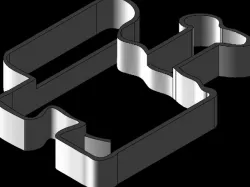 Among Us dead crewmate cookie cutter