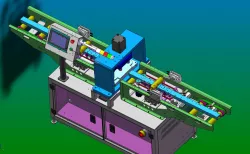 Automatic punching machine for aluminium profiles