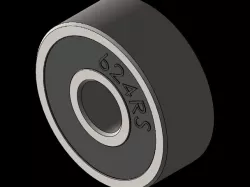 Caster for toy cars