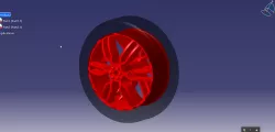 Catia V5 R21 Car alloy and wheel design  easy steps