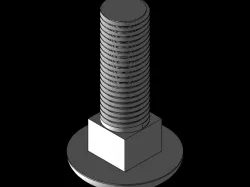 DIN 603 Carriage Bolt Full Thread