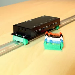 Din Rail Clip CoolGear 3D Printed