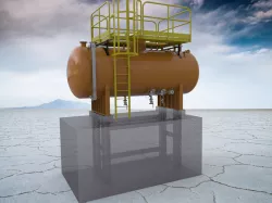 Double chamber fuel tank