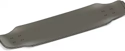 Double kicktail skateshred deck