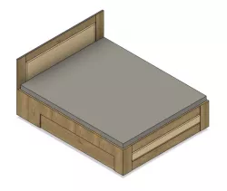 Double sized bed