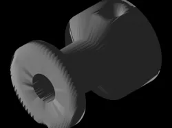 Drawbot pulley for vertical plotter