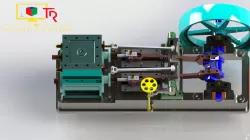 Dual Cylinder Steam Engine