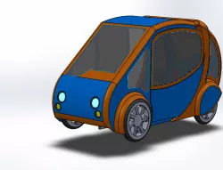 Electric vehicle model.