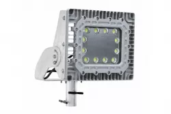 Explosion Proof 150 Watt Adjustable Pole Top Slip Fit Mount LED Light Fixture -140°-Slip Fitter Yoke