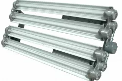 Explosion Proof Fluorescent Lights for Paint Booths - 4 foot - 4 lamp