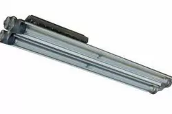 Explosion Proof Fluorescent Lights - Paint Booths, Rigs - 4', 4 Lamp Fixture - Bi-Axial Bulb Design