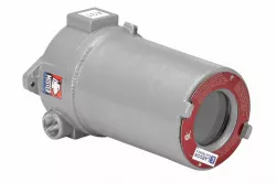 Explosion Proof Instrument Enclosure - Class I, II, III Div 1 & 2 - Trunnion - Glass Lens - 4" Dome