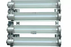 Explosion Proof LED Paint Spray Booth Fixture - Class I, Div. I - 4, 2 Foot LED Bulbs - 5040 Lumen