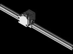 Extruder adapter for 3d printer.