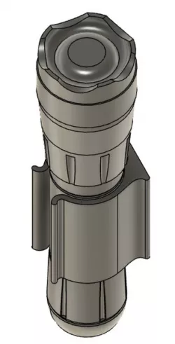 flashlight helmet mount
