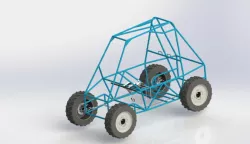 FULL ATV  VEHICLE CHASSIS WITH DICK BRAKE ASSEMBLY