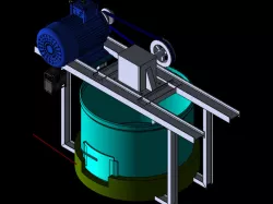 Garri frying machine