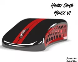 Hony comb themed mouse