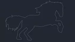 Horse - Laser cut