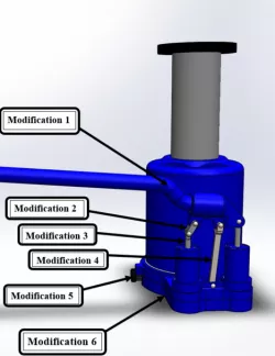 Hydraulic bottle jack