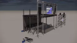 Hydrogen fuel cell for festivals