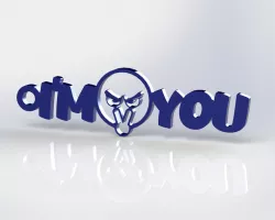 I'M watching you keychain