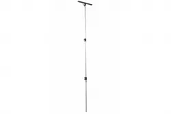 Industrial Aluminum Pole - Extends from 3.19 to 8.35 Feet - Plastic T-Head