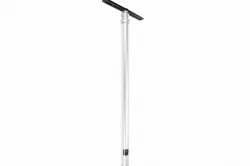 Industrial Aluminum Pole - Extends from 3 to 8 feet - Aluminum Top Mounting Bracket
