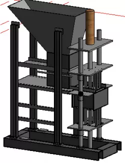 Interlocking Brick Making Machine Design
