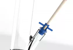 Joint adaptor for smoking through a bong. 3D Printable.
