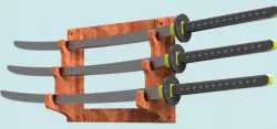 Katana wall stand