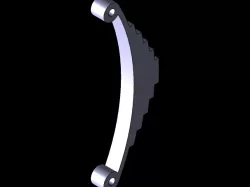 Leaf spring design in Catia