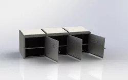 Locker bench