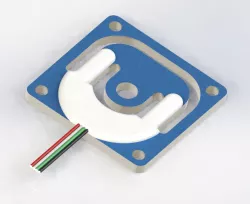Low Profile Compression Load Cell 50kg Thin Force Sensor 500N