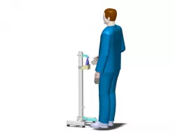 Manual Hand sanitizer machine