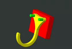 MODEL SHIRT HANGER DESIGN IN CREO
