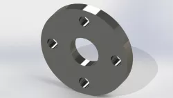 Plate flanges for welding DN40 PN40 EN 1092