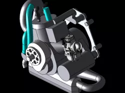 Polini Thor 250 DS Electric Start 2-Stroke Motor