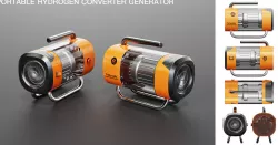 Portable hydrogen converter generator