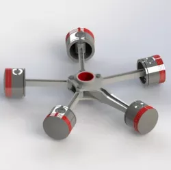 RADIAL ENGINE ASSEMBLY